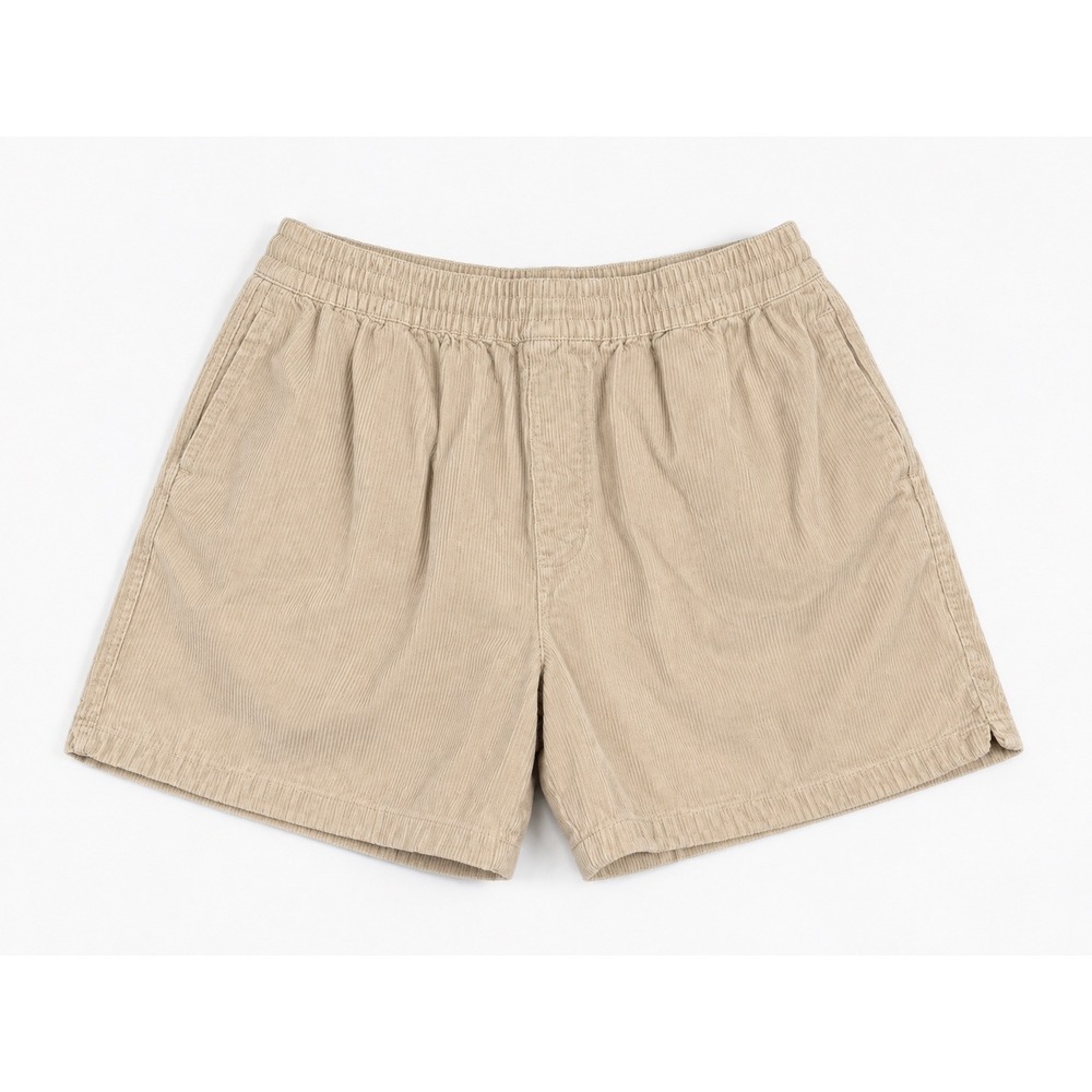 Urban Outfitters Mens XL Tan Beige Corduroy Elastic Waist Drawstring Shorts